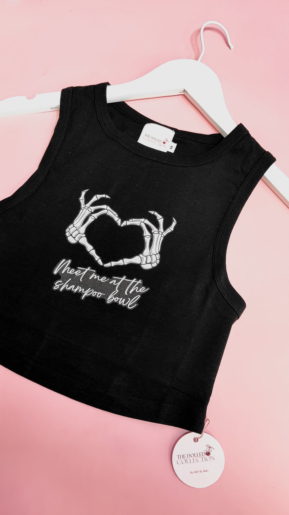 Meet Me at the Shampoo Bowl Crop Tank
