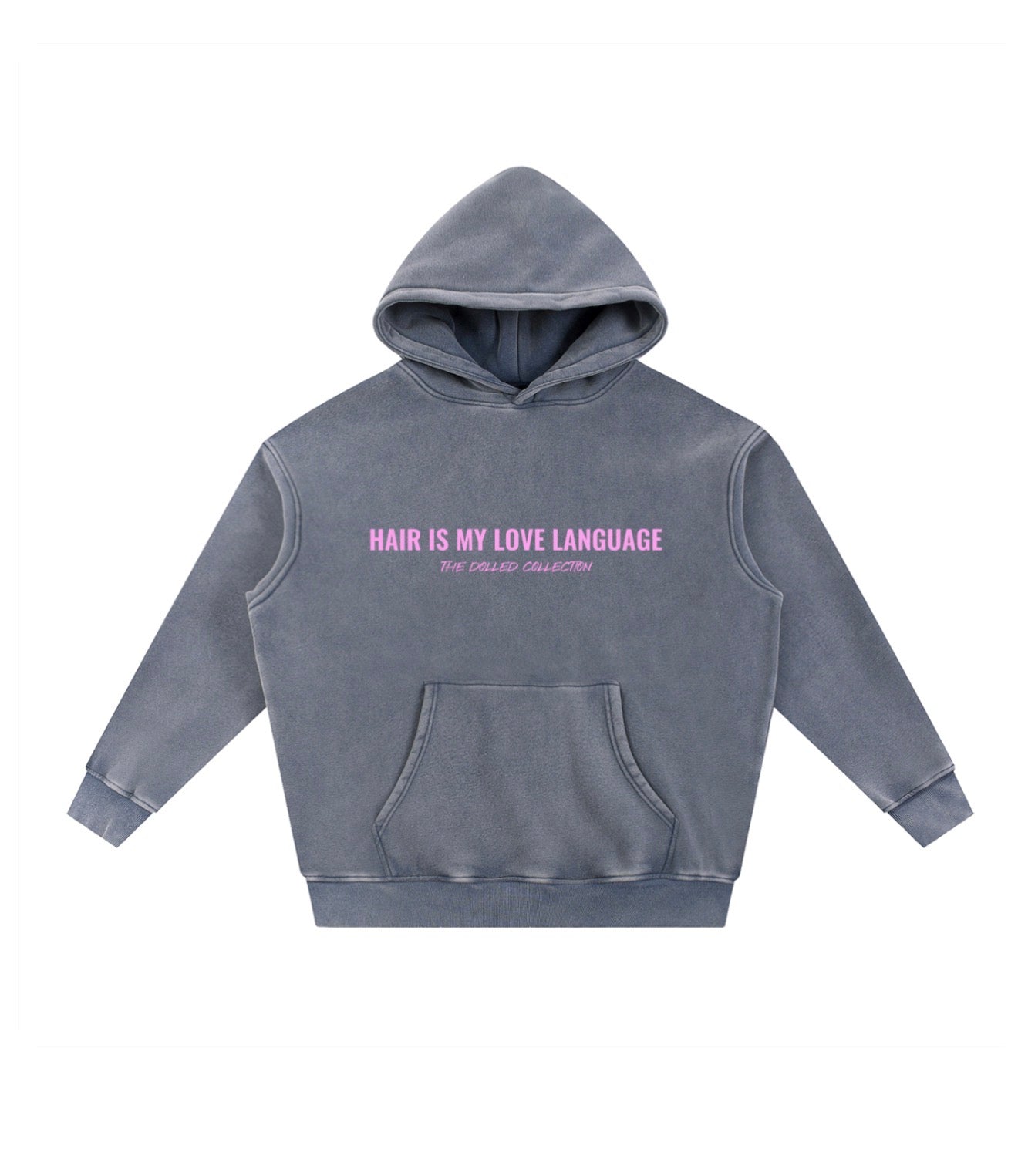 Hair Is My Love Language Oversized Hoodie