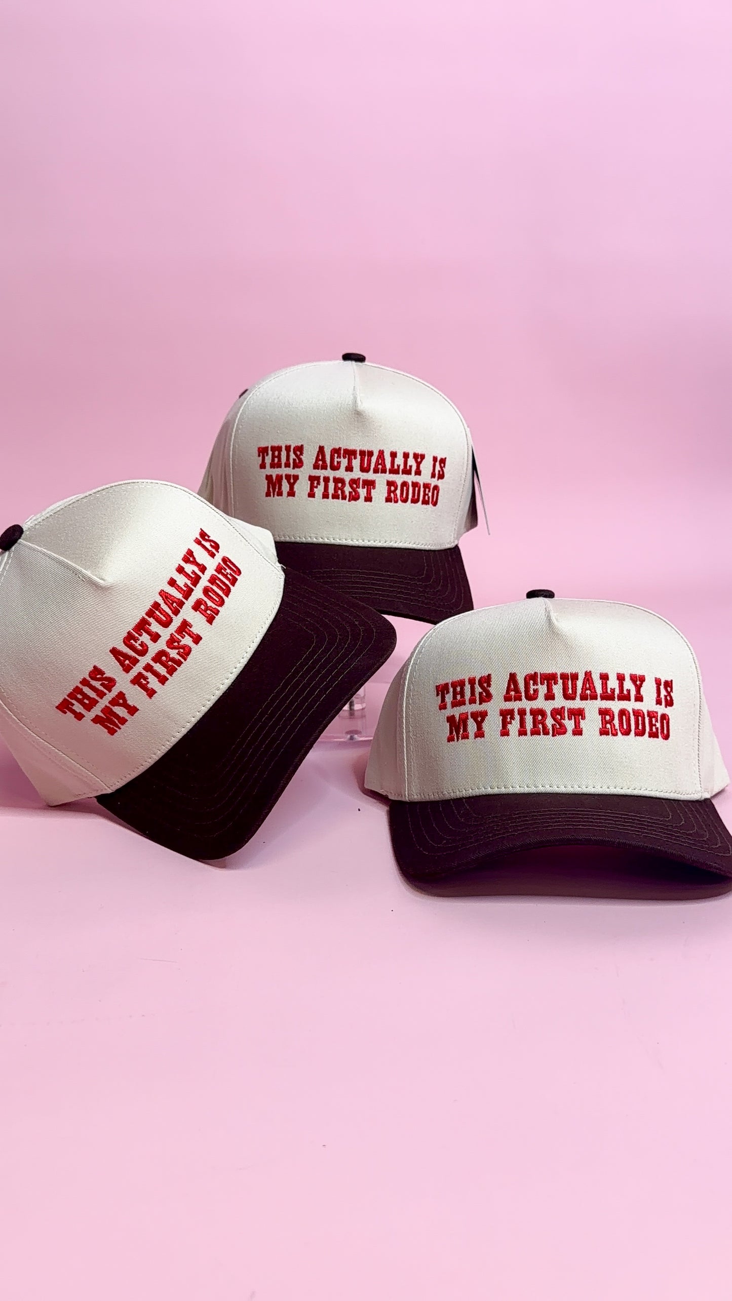 “This Actually Is My First Rodeo” Trucker Hat