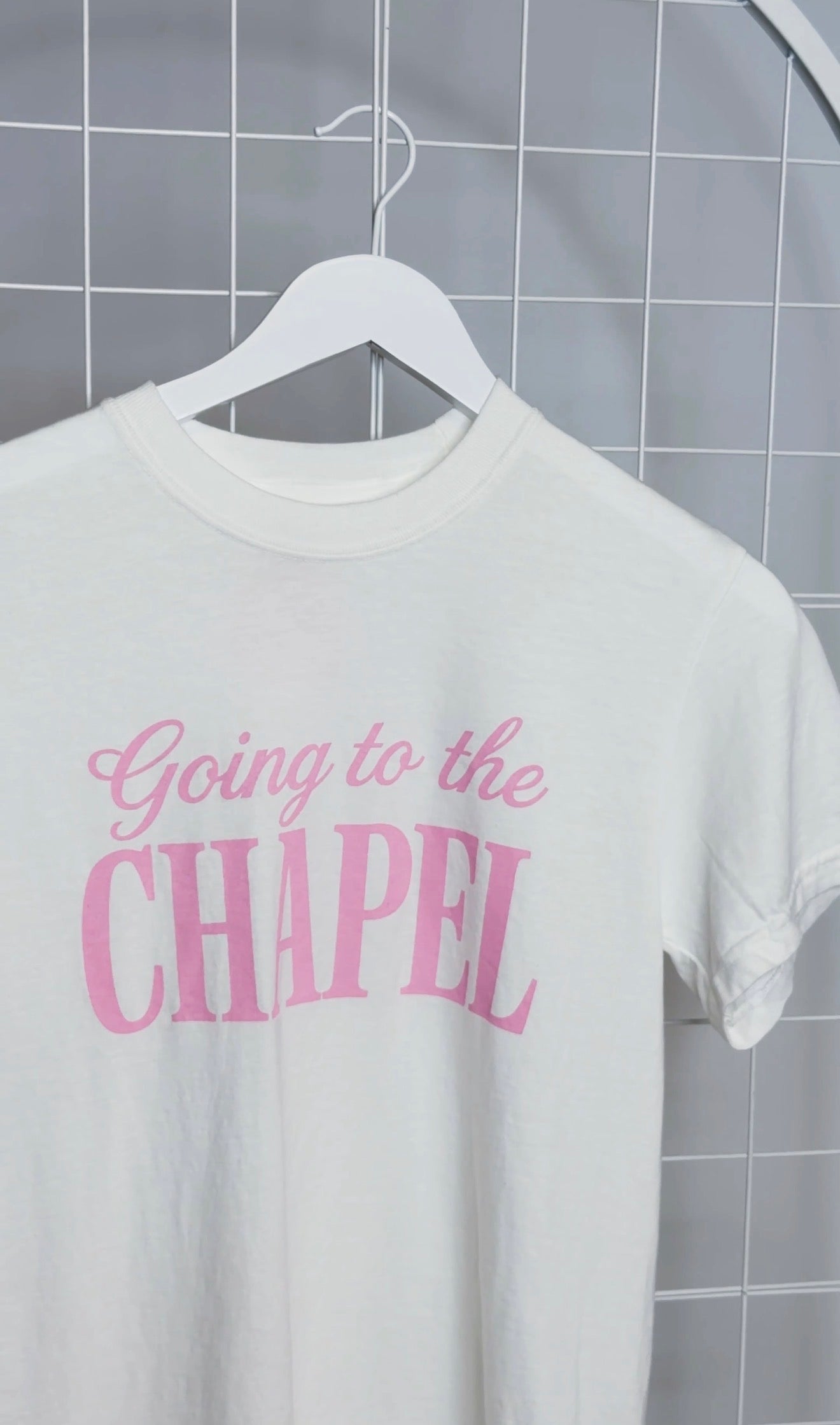 Going to the Chapel Oversized Tee